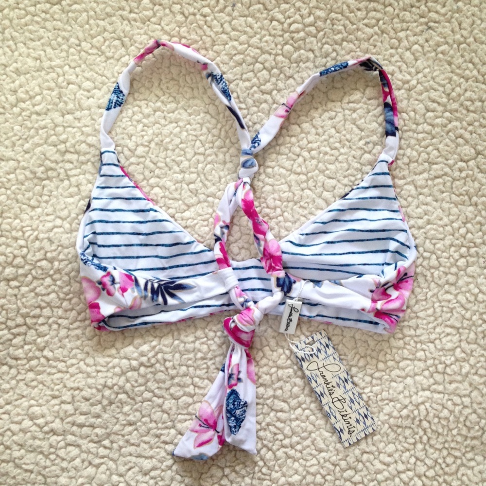 Frankies Bikinis Floral Malibu Top - Picture 4 of 6